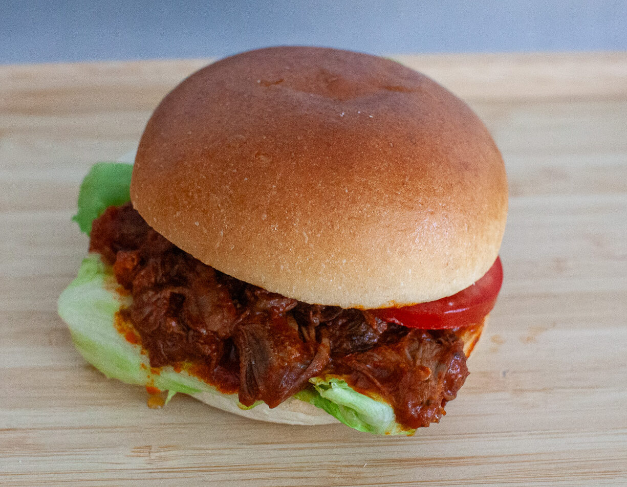 Burger effiloché